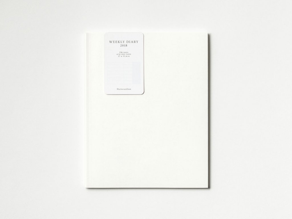 Weekly Diary White