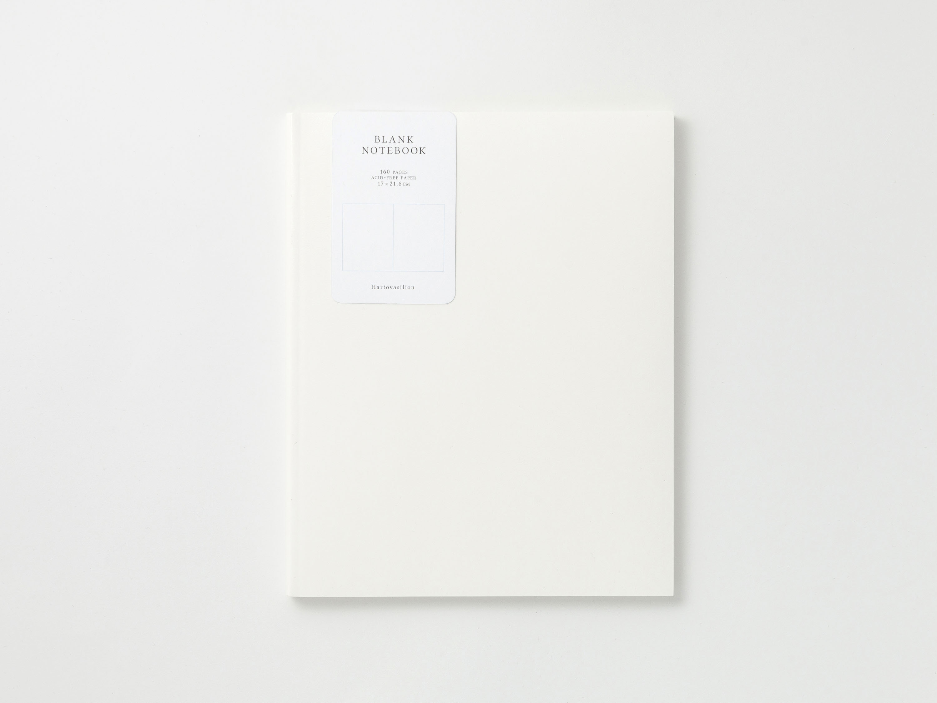 Blank Note Book - White