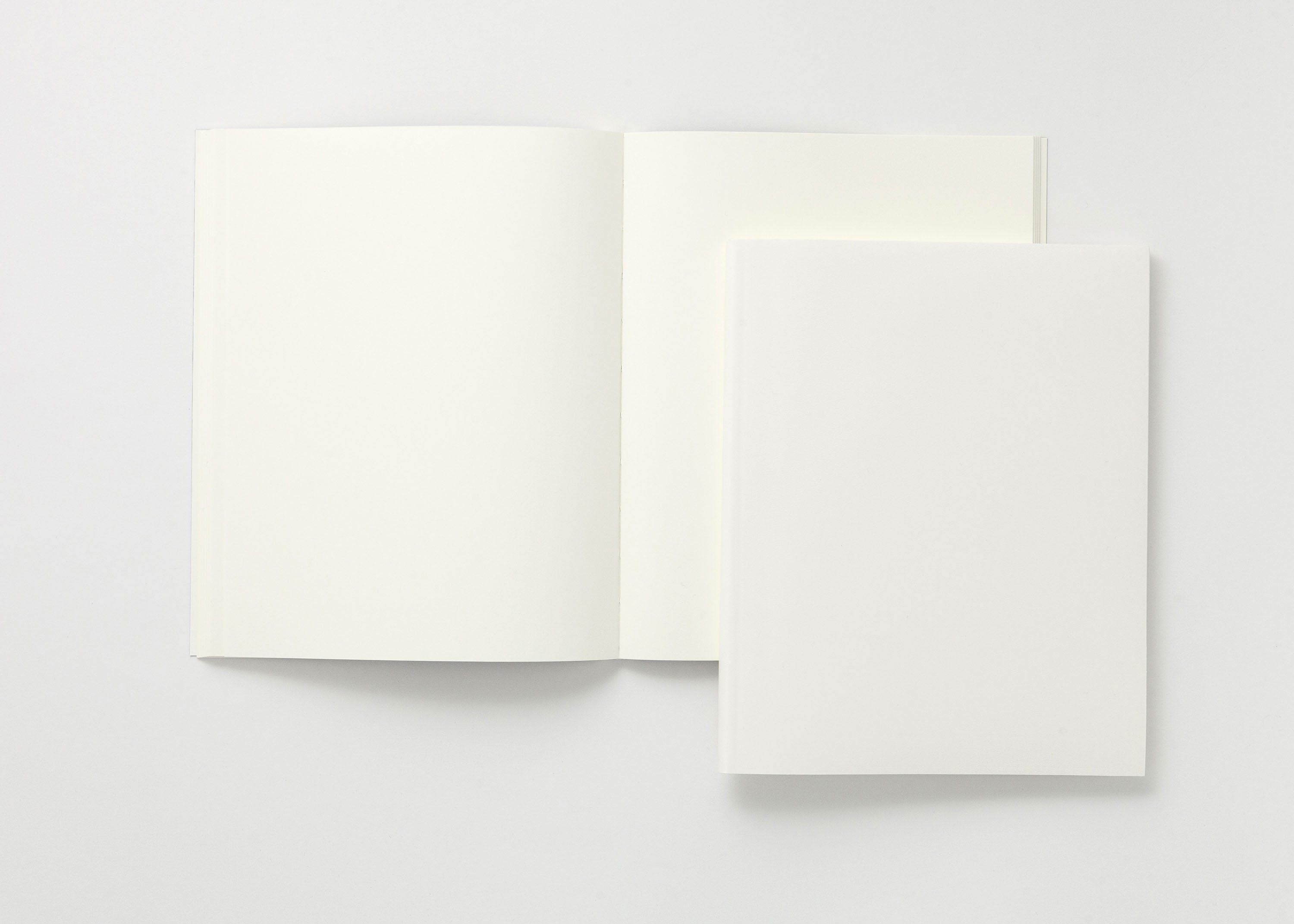 Blank Note Book - White