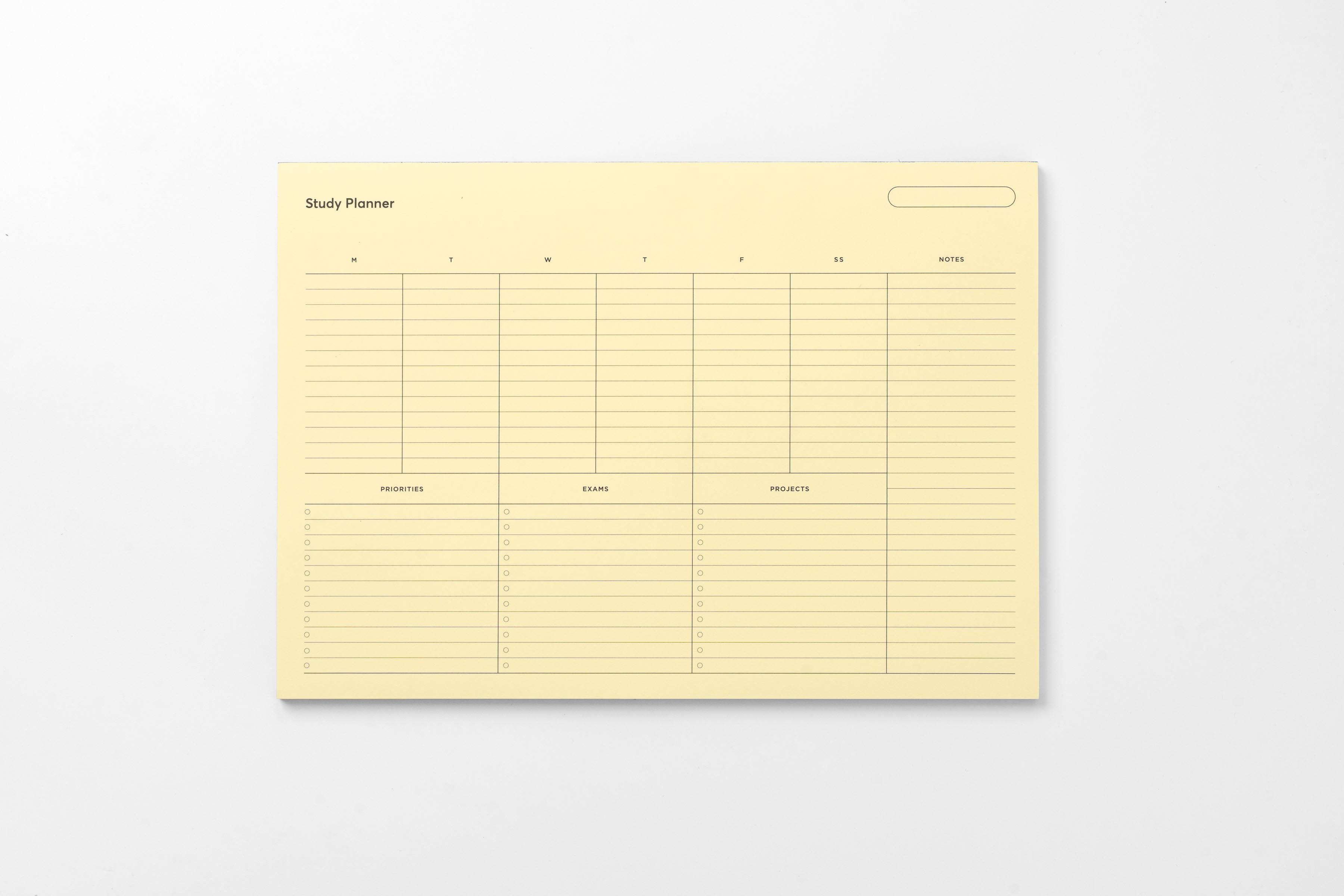 Α4 Μπλοκ Study Planner